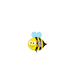 Get Well Bee Mini Shape Foil Balloon 14” 1pk