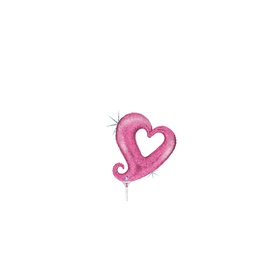 Chain of hearts Pink Mini Shape Foil Balloon 14” 1pk