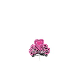 Princess Tiara Mini Shape Foil Balloon 14” 1pk