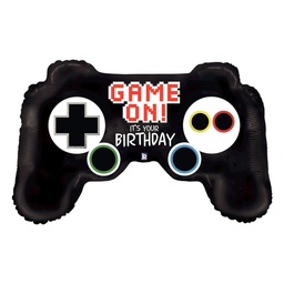 [2535020P] Game Controller Birthday Shape Foil 36&quot; 1pk