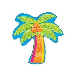 [2585329P] Shape Tropical Palm Tree Foil 37 1pk