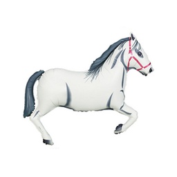 [2515774] White Horse Shape Foil Balloon 43&quot; 1pk