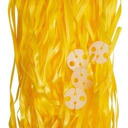 [5420YEP] FS 25's Clipped Balloon Ribbon Yellow