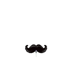 Moustache Mini Shape Foil Balloon 14” 1pk