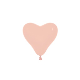 [2555146] Fashion Peach 12cm Heart Balloon 100pk