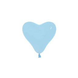 [2555151] Fashion Blue 12cm Heart Balloon 100pk