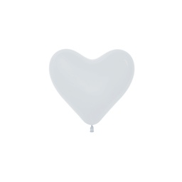 [2555124] Crystal Clear 12cm Heart Balloon 100pk