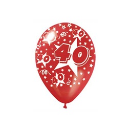 [5040270] 40 Metallic Asst 30cm AOP Balloons 50pk