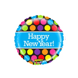 [2514327] Mighty Bright Polka Dots New Year 21&quot; 1pk