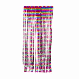 [5350M] FS Metallic Curtains 90x 200cm - Multi