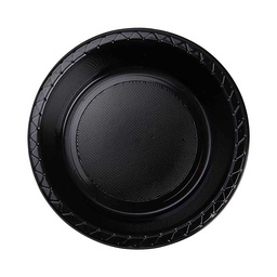 [6050BKP] FS Round Dessert Bowl 172mm Black 20pk