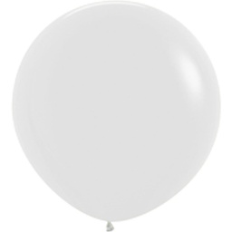 [7091117] Matte White 90cm Balloon 1pk