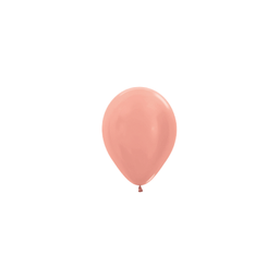 [5031568] Metallic  Rose Gold 12cm Balloon 100pk