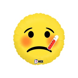 [2536581P] Round Emoji Sick 18&quot;