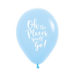 [59621081] FS Oh The Places Pastel Blue 30cm 2S White Ink 50pk
