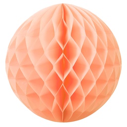 [5208PH] FS Honeycomb Ball Peach 35cm 1pk (D)