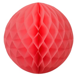 [5208CO] FS Honeycomb Ball Coral 35cm 1pk (D)