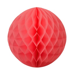 [5209CO] FS Honeycomb Ball Coral 25cm 1pk (D)