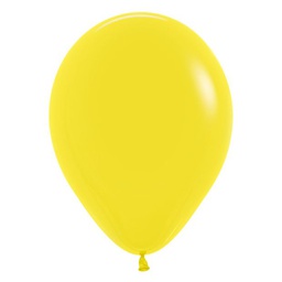 [700020] Matte Yellow 30cm Round Balloon 18pk