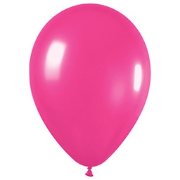 [720512] Shimmer Fuchsia 30cm Round Balloon 18pk