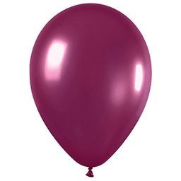 [720518] Shimmer Burgundy 30cm Round Balloon 18pk