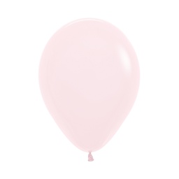 [710609] Matte Pastel Pink 30cm Round Balloon 18pk