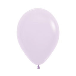 [710650] Matte Pastel Lilac 30cm Round Balloon 18pk