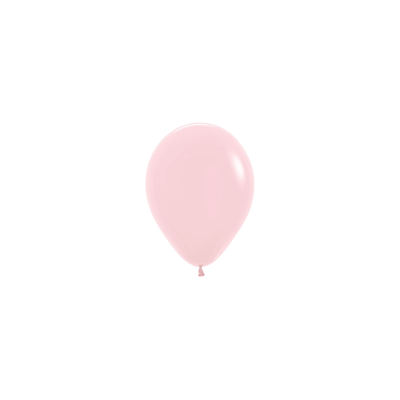 Pastel Pink 12cm Round Balloon 100pk