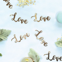 [410092] FS LOVE Foil Jumbo Confetti Rose Gold 20pk