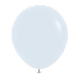 [7042005] Matte White 45cm Round Balloons 6pk