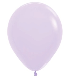 [7042650] Matte Pastel Lilac 45cm Round Balloons 6pk