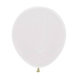 [7042390] Crystal Clear 45cm Round Balloons 6pk