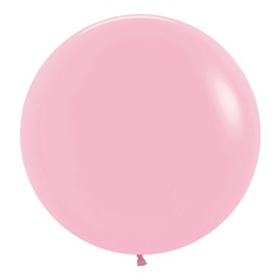 [7062009] Matte Pink 60cm Round Balloons 2pk
