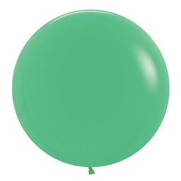 [7062030] Matte Green 60cm Round Balloons 2pk (D)
