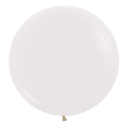 [7062390] Crystal Clear 60cm Round Balloons 2pk