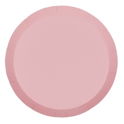 [6110CPP] FS Paper Round Dinner Plate 9&quot; Classic Pink 10pk (D)