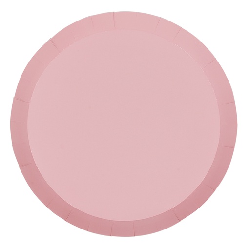 FS Paper Round Dinner Plate 9&quot; Classic Pink 10pk