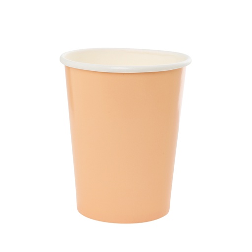 FS Paper Cup Peach 260ml 10pk (D)