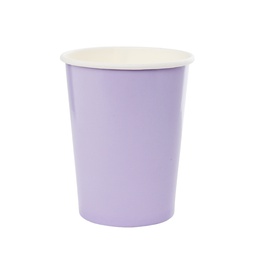 [6130PLIP] FS Paper Cup Pastel Lilac 260ml 10pk (D)