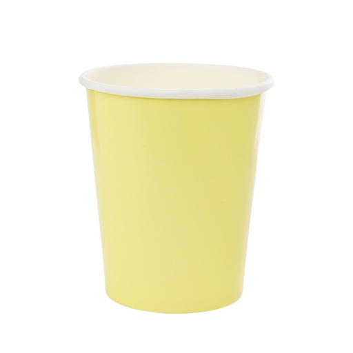 FS Paper Cup Pastel Yellow 260ml 10pk