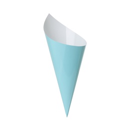 [6210PBP] FS Paper Snack Cone Pastel Blue 10pk