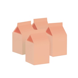 [6220PHP] FS Milk Box Peach 10pk (D)