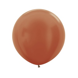 [5042573] Metallic Copper 45cm Round Balloons 50pk (D)