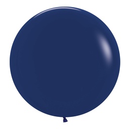 [5062044] Fashion Navy Blue 60cm Round Balloons 10pk