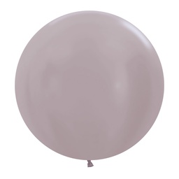 [5062479] Pearl Greige 60cm Round Balloons 10pk (D)