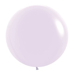 [5062650] Pastel Lilac 60cm Round Balloons 10pk