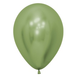 [5050931] Reflex Lime Green 30cm Round Balloon 50pk