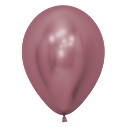 [740909] Reflex Pink 30cm Round Balloon 18pk