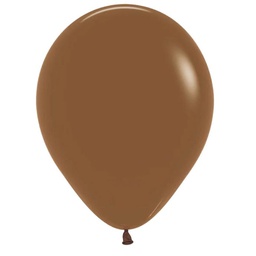 [700074] Matte Coffee 30cm Round Balloon 18pk