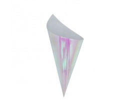 [6210IRP] FS Paper Snack Cone Iridescent 10pk (D)